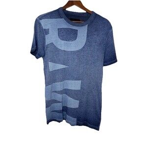 Gstar Raw Mens XS Blue Tshirt Cotton Lightweight